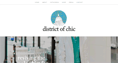 Desktop Screenshot of districtofchic.com